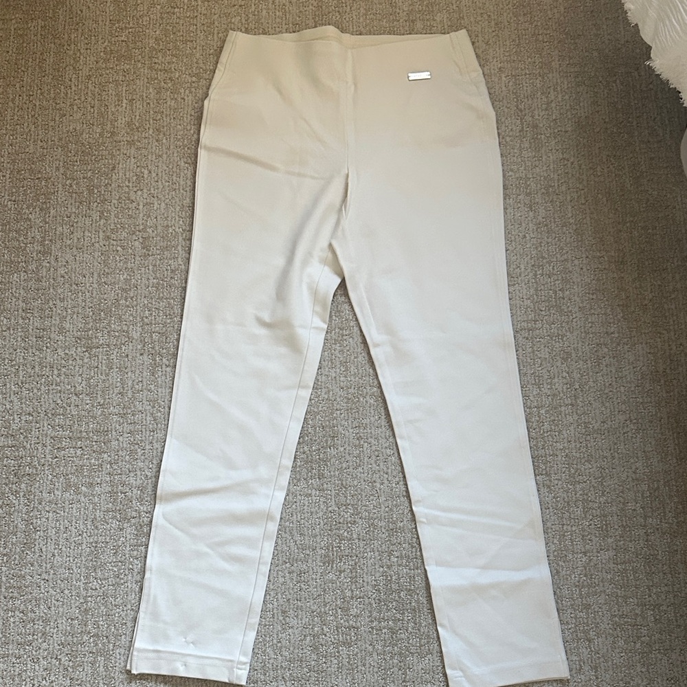 Rafaella Cream Comfort Pants